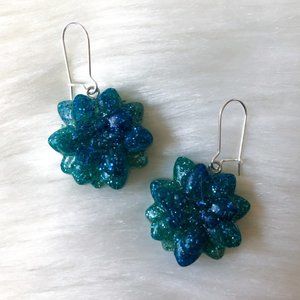 Mini Succulent Earrings-Mermaid Crush